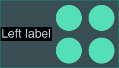 Image showing the label in the 'left' position