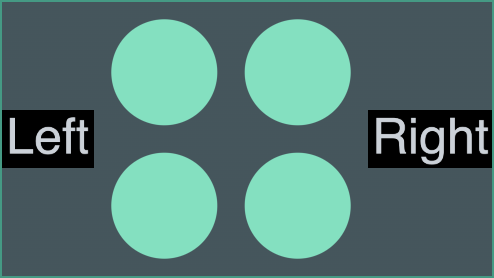 Image showing labels on both sides of the content
