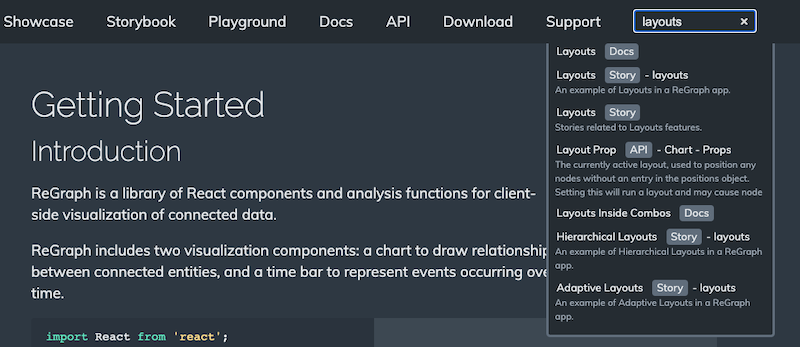 An image showing site search